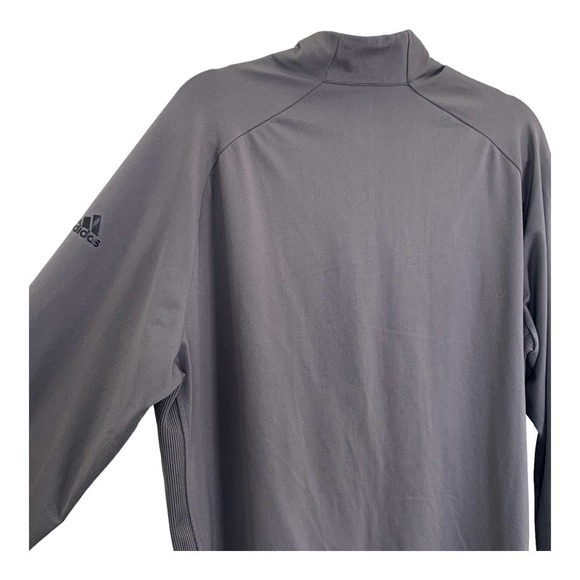 Adidas Golf‎ Long 1/4 Sleeve Gray Pullover Sz L - Picture 3 of 4